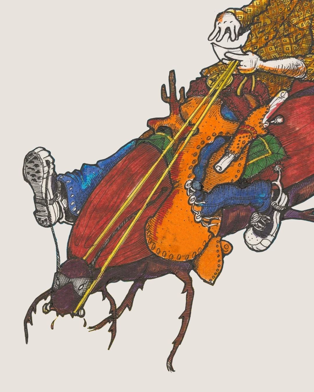 The Larp & The Ideological Chimera of Cockroach Humanoids